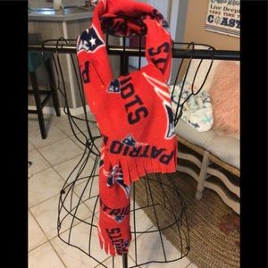 New England patriots fleece scarf / face covering